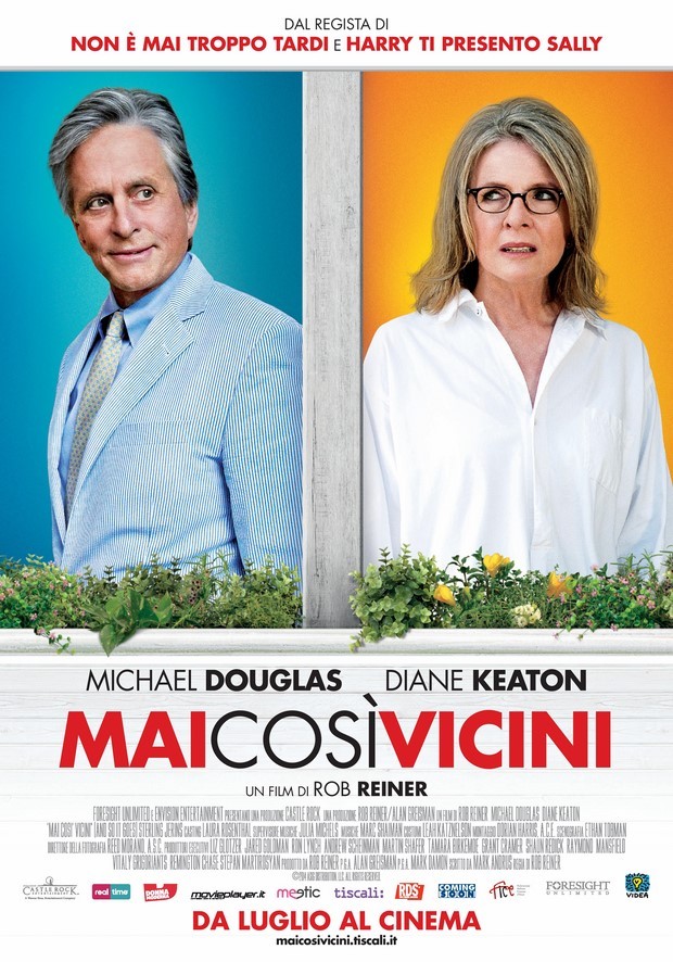 Mai così vicini – locandina italiana della commedia con Michael Douglas e Diane Keaton