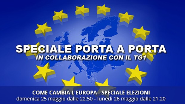 Stasera in tv 26 maggio 2014: Speciale Porta a Porta, chiude il GF 13, PiazzaPulita, Gazebo