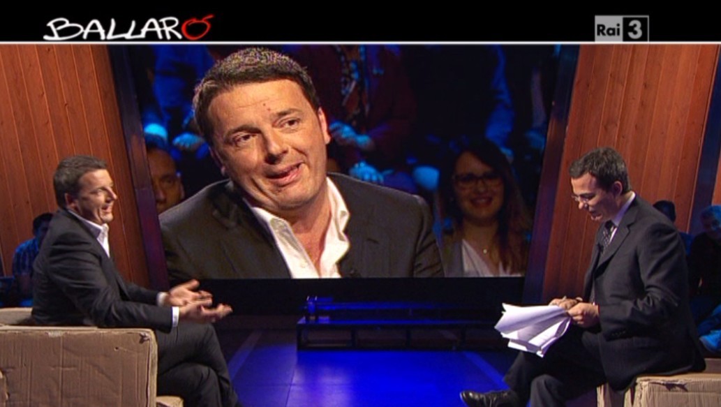 Ballarò, duello Renzi-Floris sulla Rai (VIDEO)