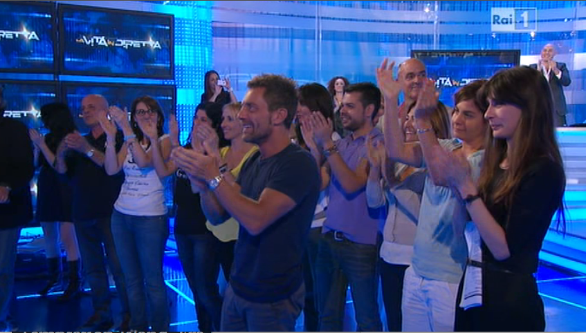 Paola Perego piange nella sua ultima Vita in diretta