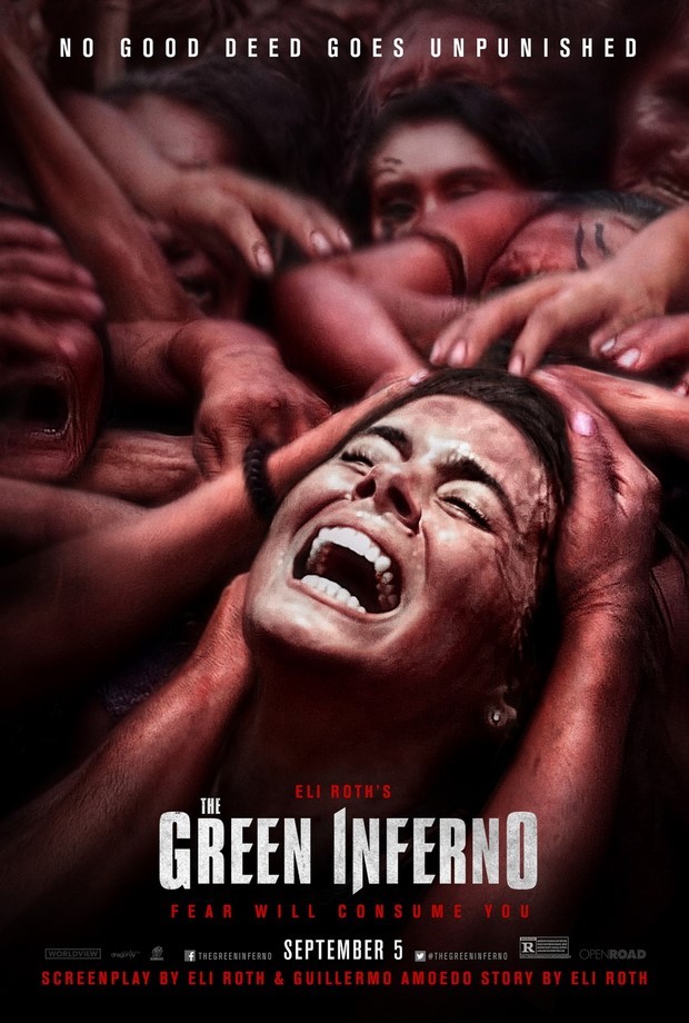 The Green Inferno: locandina del cannibal-horror di Eli Roth