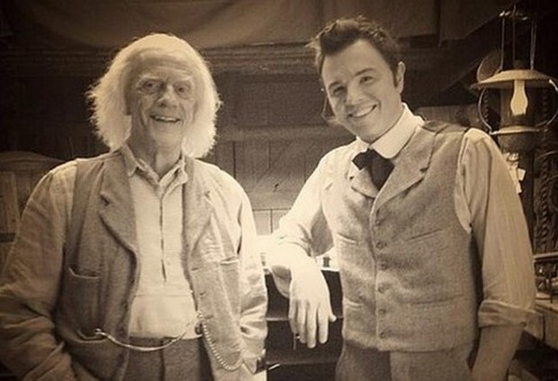 Un Milione di Modi per Morire nel West – video backstage sottotitolato e foto per il cameo di Doc Brown