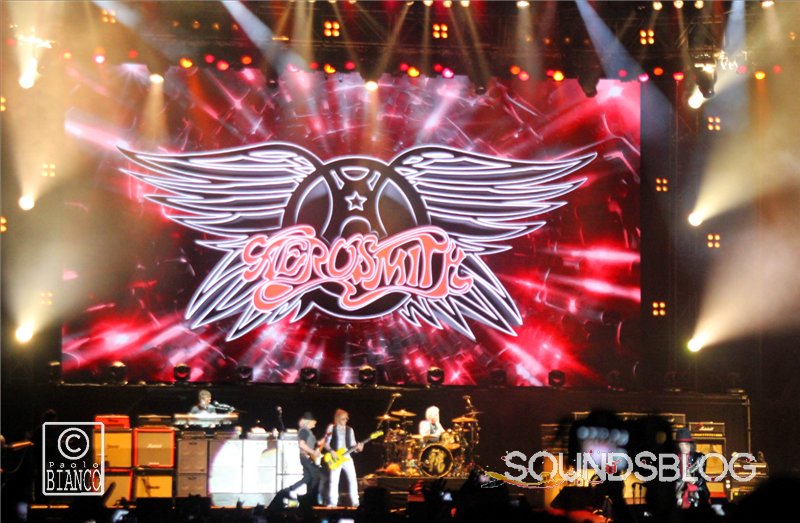 Aerosmith Alter Bridge Extreme foto concerto Milano 25 Giugno 2014