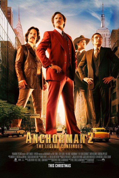 Anchorman 2 – Fotti la notizia: 12 locandine del sequel con Will Ferrell