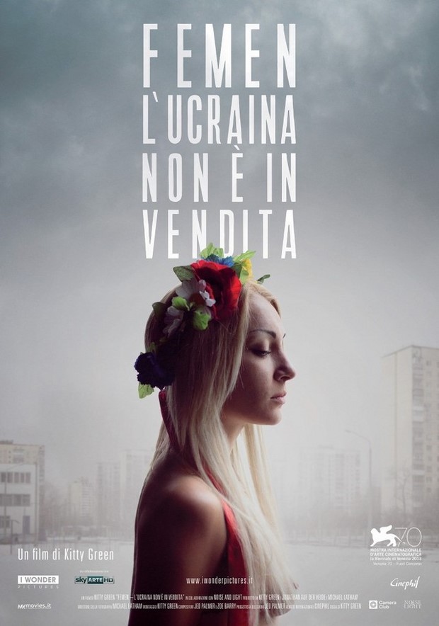 Femen – L’Ucraina non è in vendita: locandina italiana del film documentario di Kitty Green