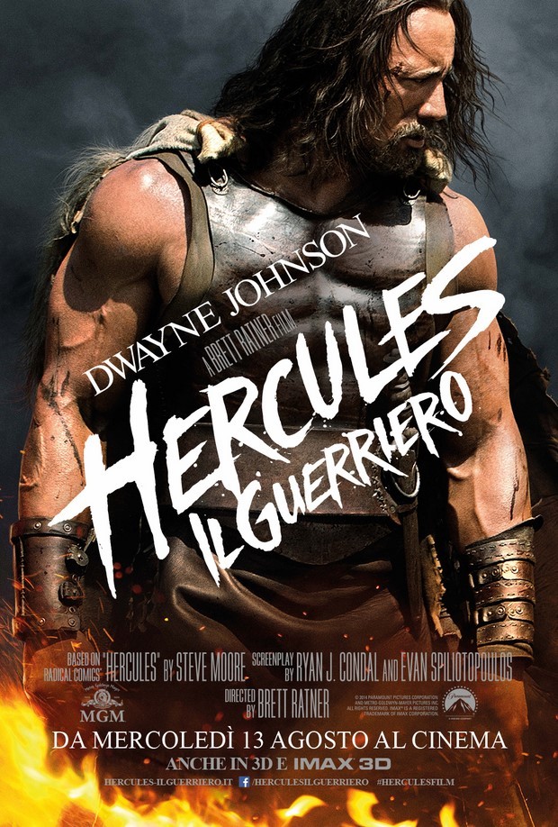 Hercules – Il guerriero: nuovo poster italiano e locandine internazionali dell’action epico con Dwayne Johnson