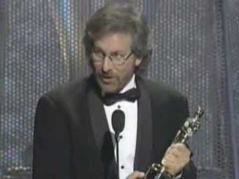 Steven Spielberg winning an OscarÂ® for “Schindler’s List”