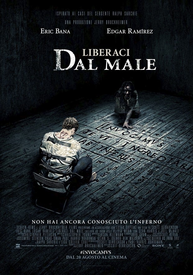 Liberaci dal male: locandina italiana del thriller-horror con Eric Bana