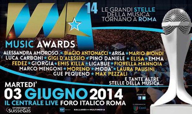 Stasera in tv, 3 giugno 2014: Music Awards, Ballarò, Il Testimone