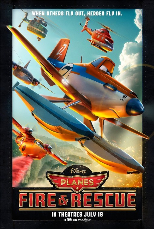 Planes 2 – Missione antincendio: locandine del sequel d’animazione Disney