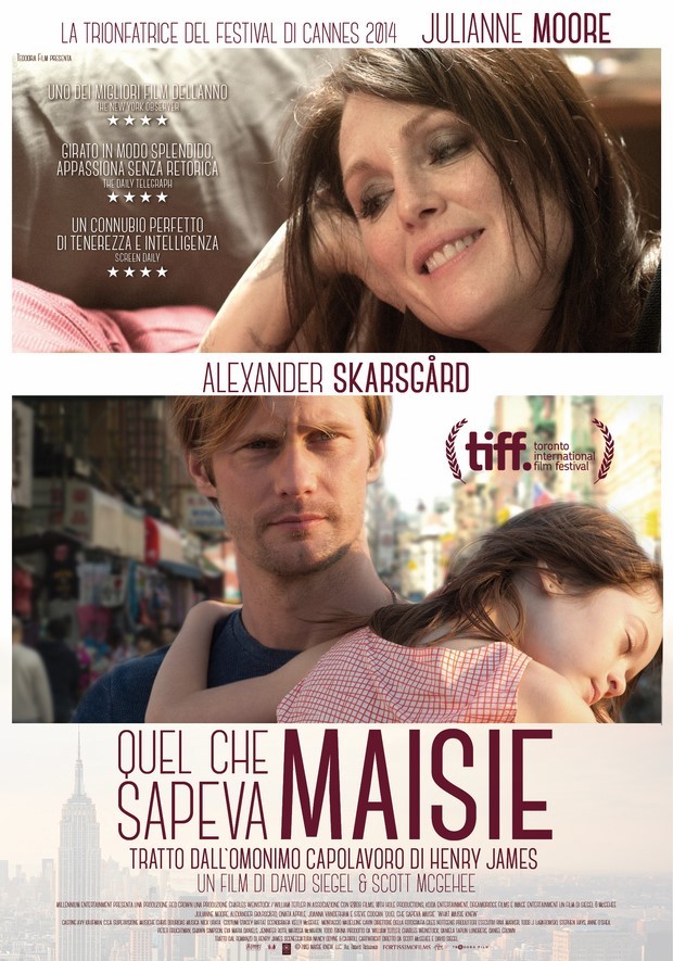 Quel che sapeva Maisie – locandina italiana della commedia con Julianne Moore