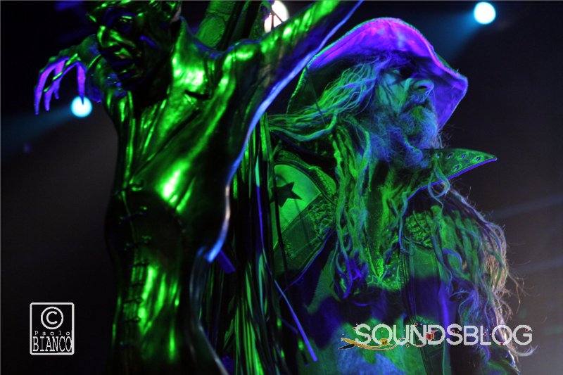 Rob Zombie foto concerto Milano Alcatraz 27 Giugno 2014
