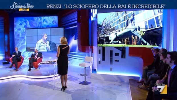 L’Aria che tira stasera non osa in nulla. E fa capire che aria tira a La7