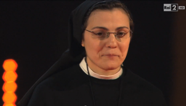 Suor Cristina, Lungo la riva: testo