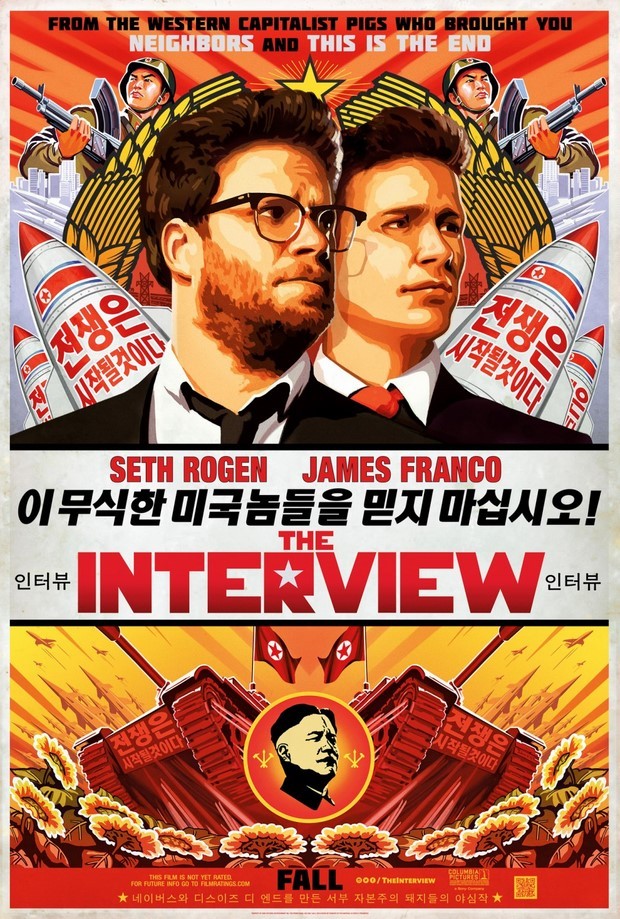 The Interview: locandina dell’action-comedy con Seth Rogen e James Franco