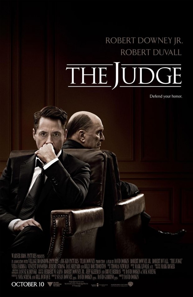 The Judge – locandina del dramma con Robert Downey Jr.