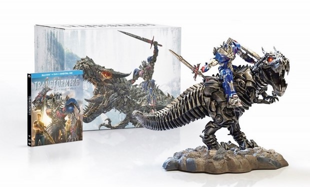 Transformers 4: l’edizione Blu-ray da collezione con statua di Optimus Prime e Grimlock