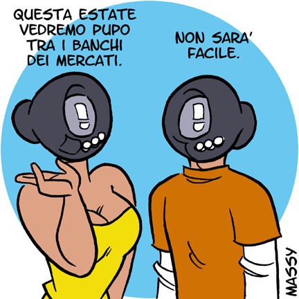 Pupo al mercato