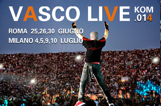 Vasco Rossi suonera’ metal ai concerti del Live Kom 2014?