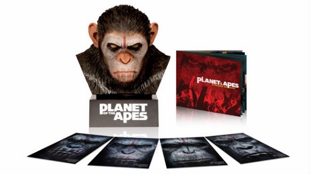 Apes Revolution – Il pianeta delle scimmie: foto dell’edizione Blu-ray con busto di Caesar
