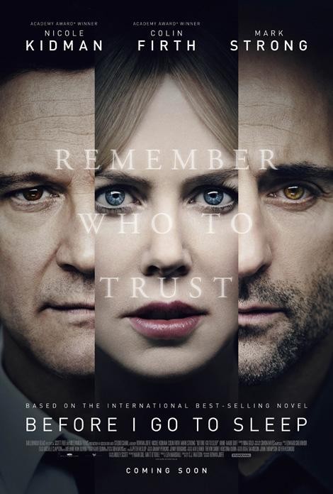 Before I Go to Sleep: poster del thriller psicologico con Nicole Kidman