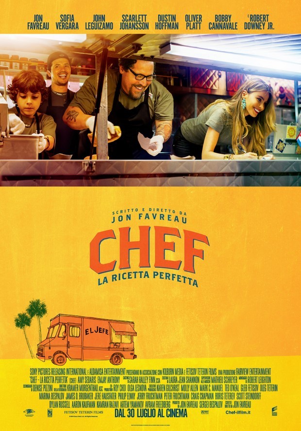 Chef – La ricetta perfetta: locandina italiana della commedia di Jon Favreau