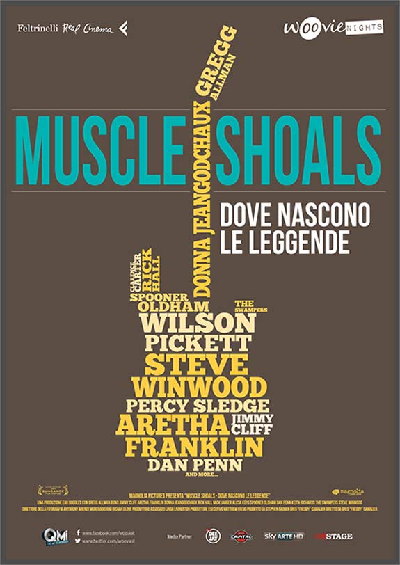 Dove nascono le leggende: Muscle Shoals – locandina del documentario di Greg “Freddy” Camalier