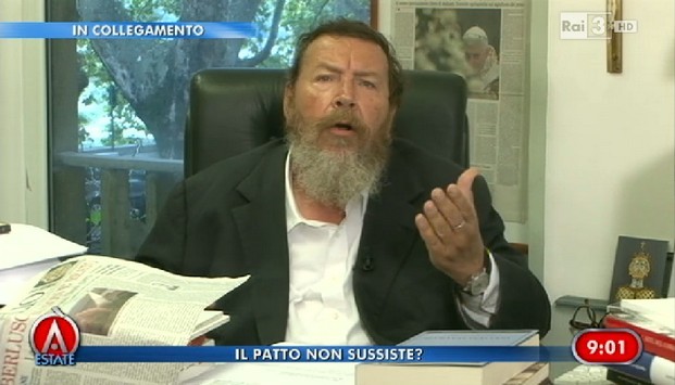 Agorà, Giuliano Ferrara urla (ancora): “Silenzio, se no me ne vado, qui parla solo chi dice putt@nate” (VIDEO)