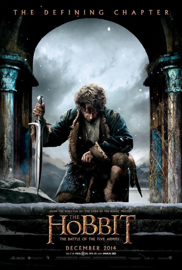 Lo Hobbit: La battaglia delle cinque armate –  nuovo poster con Bilbo Baggins