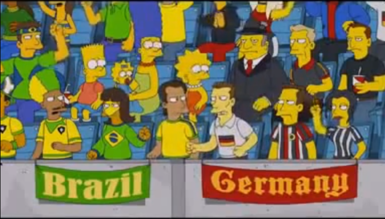 Mondiali 2014, Brasile-Germania prevista dai Simpson (ma come finale)