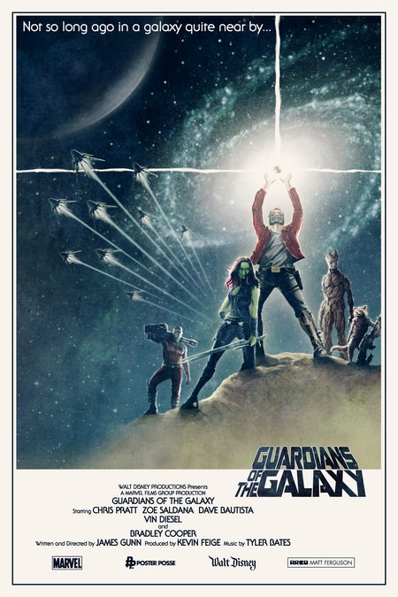 Star Wars come Guardiani della galassia: locandina fan made