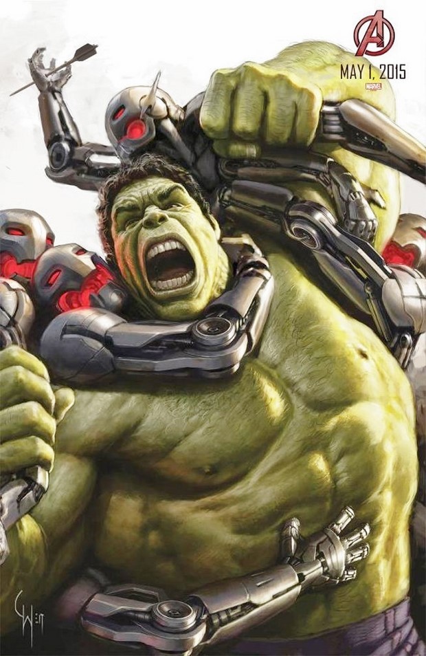The Avengers 2: nuovi concept art con Hulk e Thor e un poster dal Comic-Con 2014