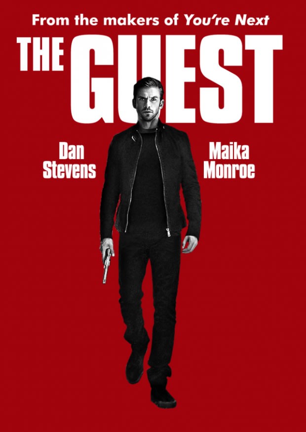 The Guest:  locandina del thriller con Dan Stevens