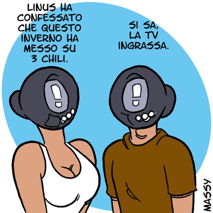 Il peso della tv