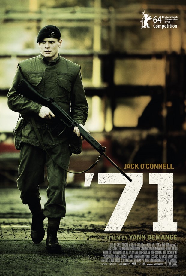 71: poster del dramma d’azione con Jack O’Connell
