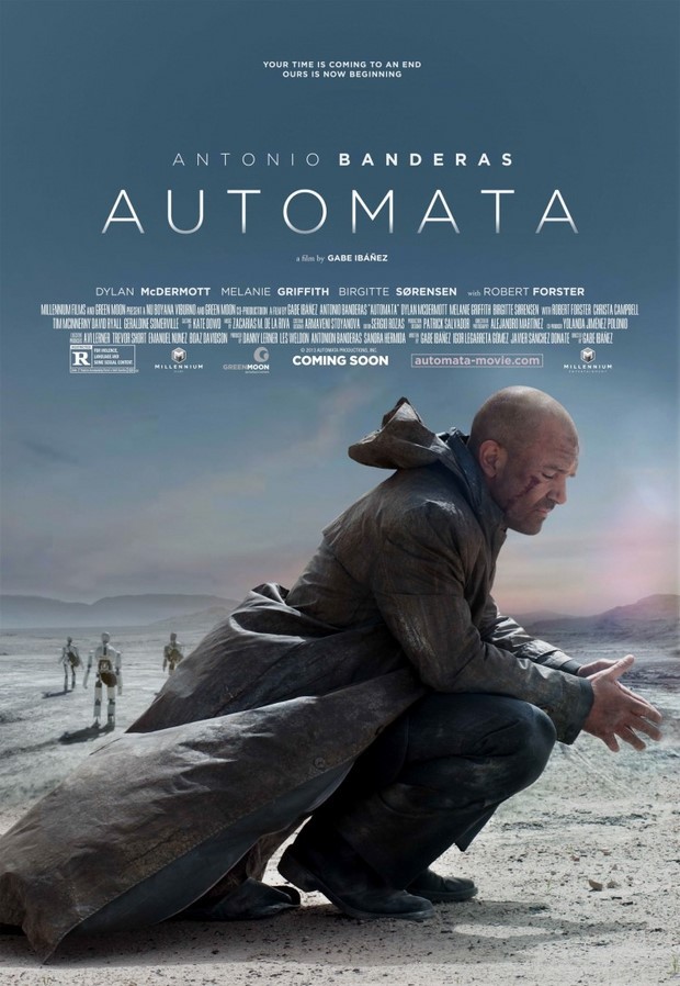 Automata: due poster per il thriller sci-fi con Antonio Banderas