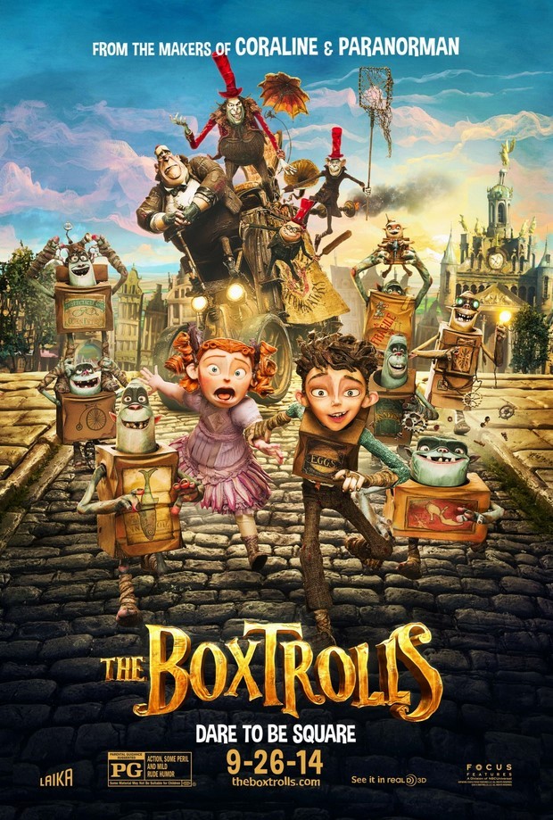 Boxtrolls – Le scatole magiche: poster finale americano
