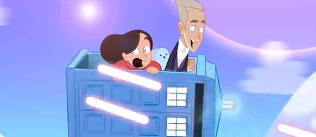 Doctor Who 8: un omaggio a cartoni animati
