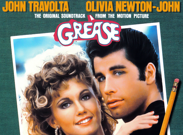 Grease, film canzoni della colonna sonora della pellicola con John Travolta e Olivia Newton John