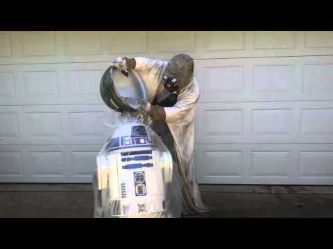 R2 D2 ALS Ice Bucket Challenge