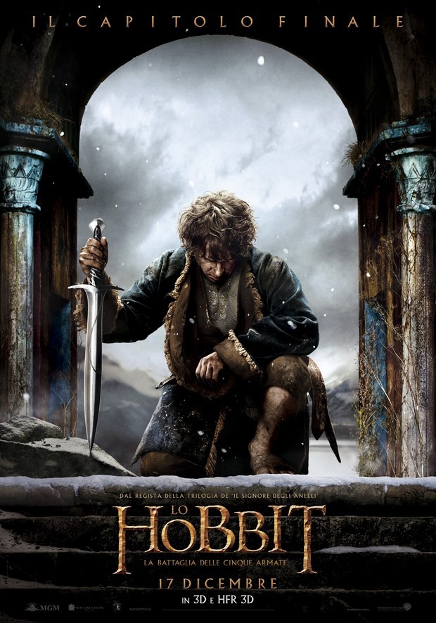 Lo Hobbit: La battaglia delle cinque armate – teaser poster italiano e nuove immagini ufficiali