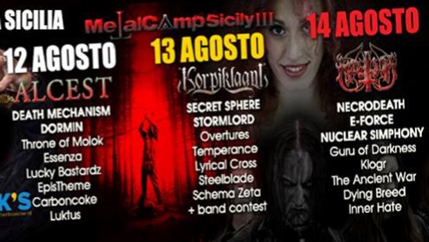 Metal Camp Sicily: tutte le informazioni sul festival con Alcest, Korpiklaani e Marduk
