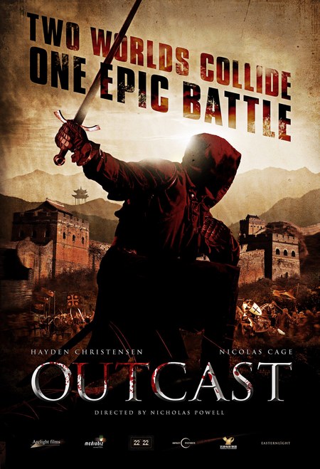 Outcast: poster dell’action epico con Nicolas Cage