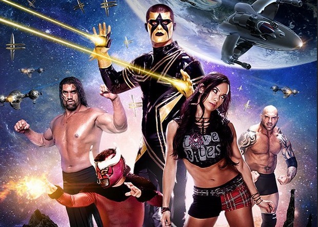 Poster film parodia WWE: i blockbuster dell’estate 2014