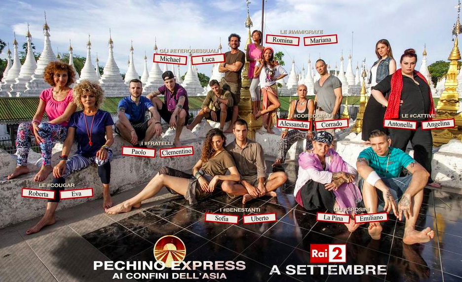 Pechino Express 2014, concorrenti: le otto coppie in gara