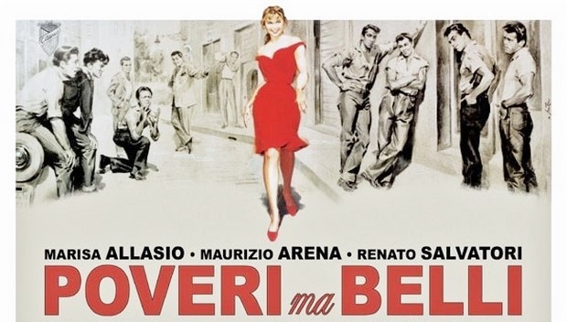 Stasera in tv su Rai 3: “Poveri ma belli” di Dino Risi