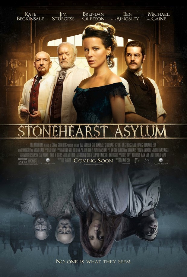 Stonehearst Asylum: locandina del thriller con Michael Caine e Kate Beckinsale