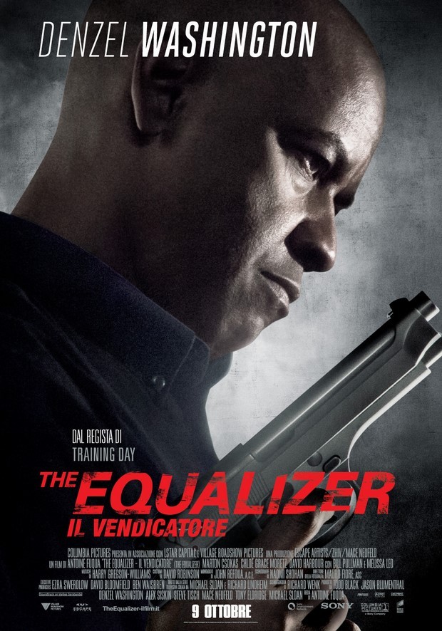 The Equalizer – Il vendicatore: nuovo poster italiano del remake con Denzel Washington e Chloe Moretz