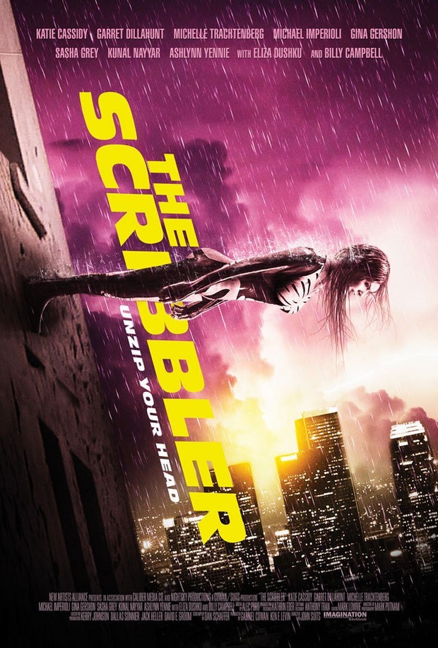 The Scribbler: poster del thriller con Katie Cassidy