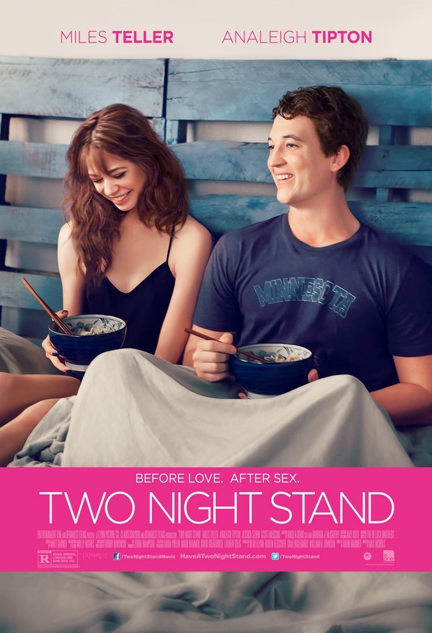 Two Night Stand: poster della commedia romantica con Analeigh Tipton e Miles Teller